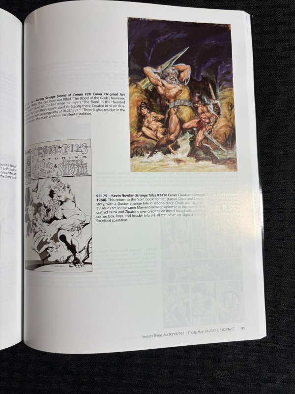 2017 May 18-20 HERITAGE  Comic Art 202pg Auction Catalog VF+ 8.5 Captain Marvel