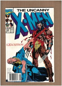 Uncanny X-Men #276 Newsstand Marvel Comics 1991 Jim Lee Wolverine VF+ 8.5