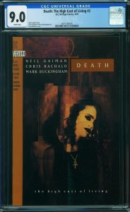 Death: The High Cost of Living #2 (1993) CGC 9.0 VFNM