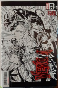 Venom #25 NM MARK BAGLEY - 1st App of Virus and  Codex B & W sketch cover