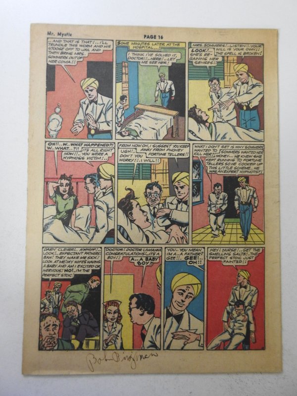 The Spirit #124 (1942) Newsprint Comic Insert Rare!