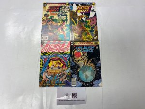 4 DC comic books Justice League Task Force Sonic Disruptors Alien 25 KM33