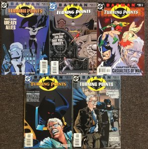 Batman Turning Points # 1 2 3 4 5 Complete Set DC Comics Brubaker Rucka Dixon Nm