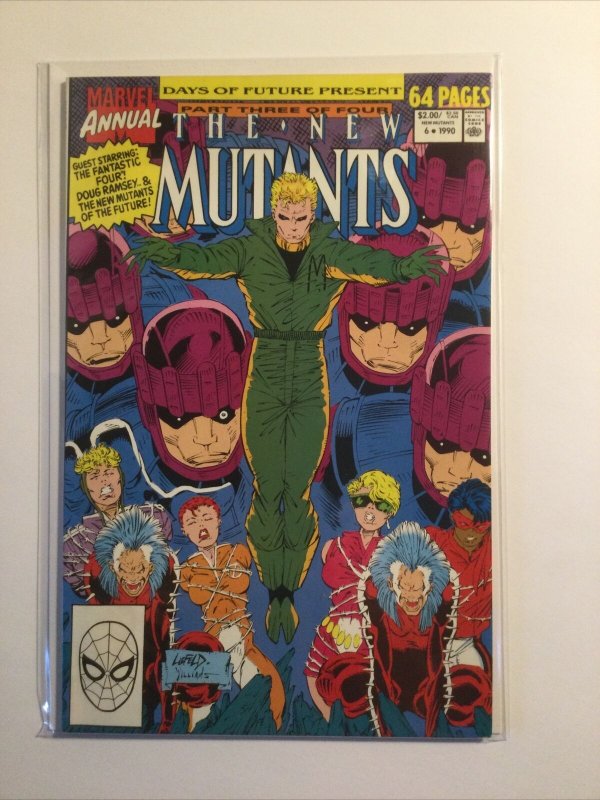 New Mutants Annual 6 Near Mint NM Days of Future Present Marvel