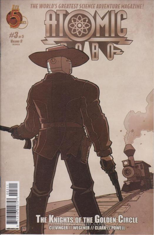 Atomic Robo and the Knights of the Golden Circle #3 VF/NM; Red 5 | save on shipp