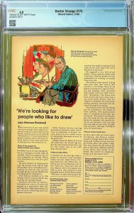 Doctor Strange #174 (1968) - CGC 6.0 - Cert #4240151015