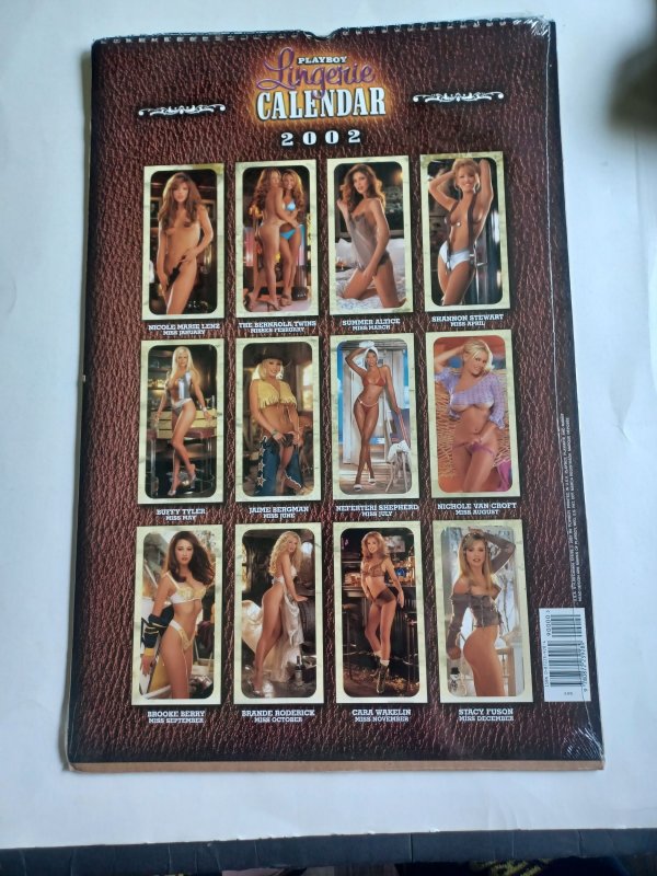 Playboy 2002 Lingerie Calendar - Playmates - SEALED - NEW