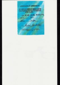 KING KONG BUNDY #2 PG. 21 - BY BRIEN CARDELLO W/COA ON BACK