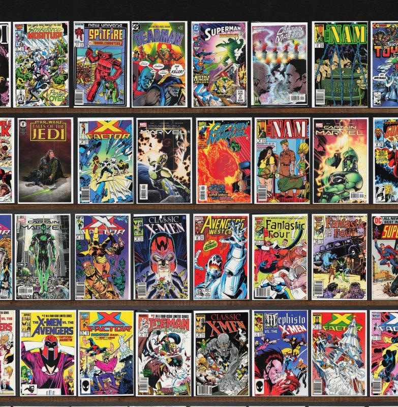 Huge Lot 140+ Comics with West Coast Avengers, The 'Nam, The & & More!