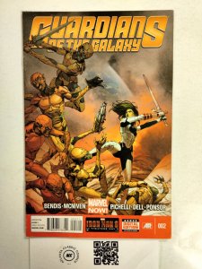 Guardians of the Galaxy #2 NM Marvel Comic Book Starlord Gamora Groot 1 HH6