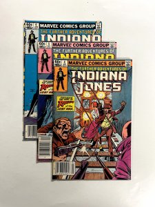 3 Indiana Jones Marvel Comic Books #4 5 6 Spiderman Iron-Man Thor Hulk 101 JS3
