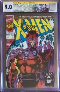 X-Men #1 (1991) CGC 9.0 Signed by Jim Lee & Tom Orzechowski