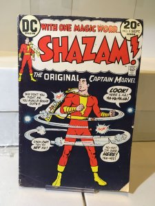Shazam! #5 (1973)  hole cut on internal page reader copy