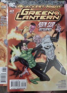 GREEN LANTERN # 47  2009      BLACKEST NIGHT   black lanterns sinestro abin sur