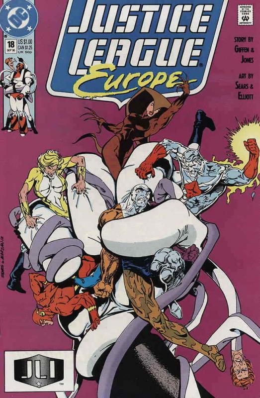 Justice League Europe #18 VF/NM; DC | save on shipping - details inside