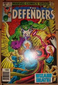 Defenders #82 Ed Hannigan Hulk, Hellcat, Namor, the Sub-Mariner; Dr. Strange