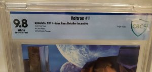 Voltron #1 - CBCS 9.8 - White Pages - Alex Ross Retailer Incentive Cover