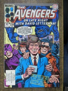 AVENGERS 239 (Marvel, 1/1984) VF-NM David Letterman! COMICS BOOK