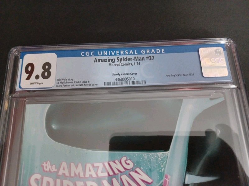 Amazing Spider-man #37 Variant - Spider-Gwen - #931 -  2024 - CGC 9.8