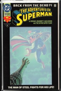Adventures of Superman #500 Collector's Edition Cover (1993) Superman [Key Is...
