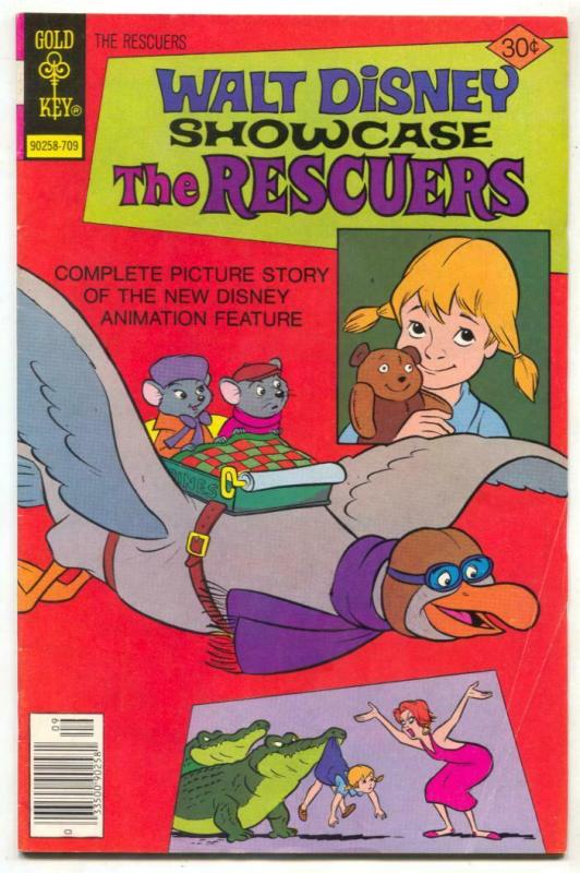 Walt Disney Showcase #40 1977- THE RESCUERS- Gold Key VG 