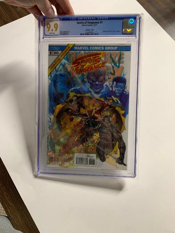 Marvel Cgc 9.9 Variant Lenticular 3D 25 Total 9.9’s 125 234 25 13 150 672 595 1