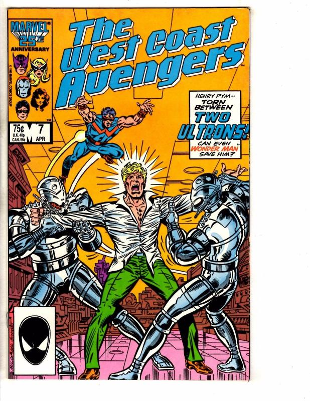 Lot Of 10 West Coast Avengers Marvel Comic Books # 1 2 3 4 5 6 7 87 88 89 J265