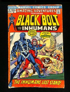 Amazing Adventures #10 Black Bolt Inhumans!