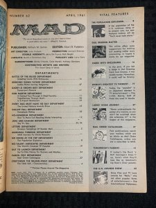 1961 MAD Magazine #62 VG/FN 5.0 Special March Winds Issue