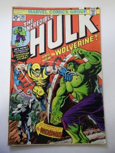 The Incredible Hulk #181 (1974) 1st Full App of Wolverine! VG Cond MVS Intact!