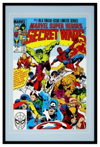 Marvel Secret Wars #1 Framed 12x18 Official Repro Cover Display 