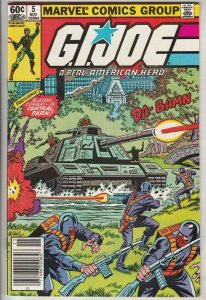 G.I. Joe #5 (Nov-82) NM- High-Grade G.I. Joe