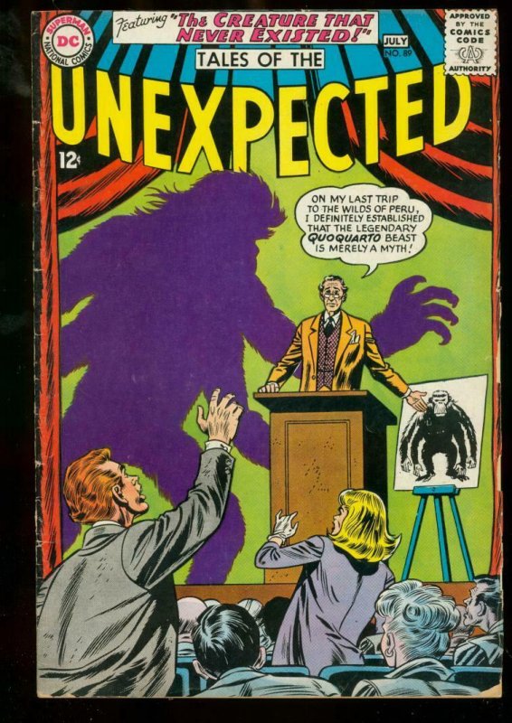 TALES OF THE UNEXPECTED #89 1965 DC LEE ELIAS ART SCI-F VG