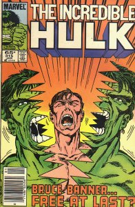 HULK  (1962 Series) (#1-6, #102-474, #600-635)(INCREDIB #315 NEWSSTAND Fine