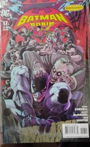 BATMAN AND ROBIN # 17  2011 DC COMICS  incorporated  gleason cover