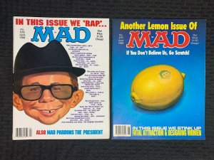 1988 MAD MAGAZINE #278 & 279 5.5/5.0 Alfred E Neuman / Rap Issue LOT of 2