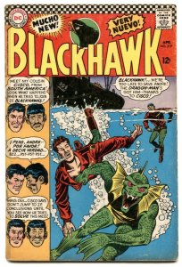 BLACKHAWK #219 1966-Moon Monster VG-