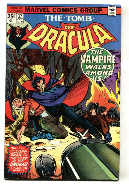 TOMB OF DRACULA #37 comic book-MARVEL-HORROR