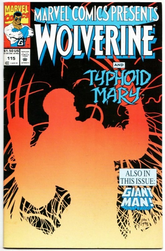 Marvel Comics Presents #115 Wolverine / Ghost Rider / Iron Fist (1992) VF-