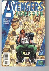 AVENGERS FOREVER #1,#9 NM -KEY COMICS RE KANG!!TIME KEEPERS/HE WHO REMAINS!