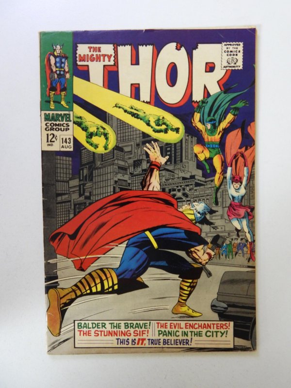 Thor #143 (1967) FN+ condition