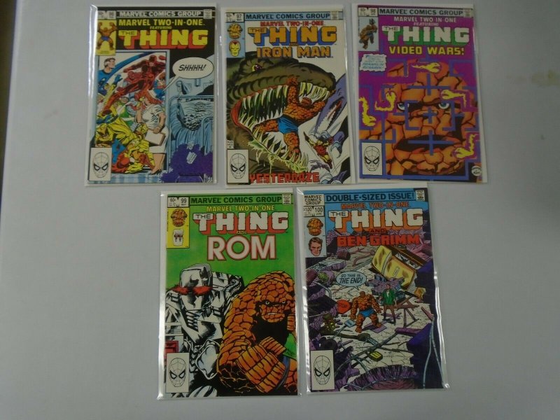 Marvel Two-In-One lot of 45 from #50-100 avg 6.0 FN (1979-83 1st Series)