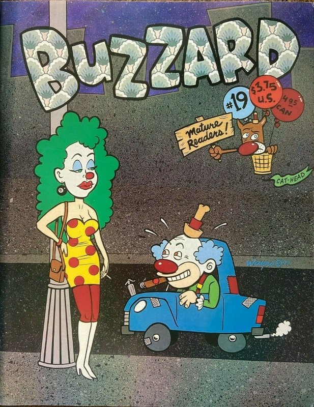 BUZZARD #19 (Cat-Head, 1998) VF James Kochalka, Phoebe Gloeckner, Steve Lafler