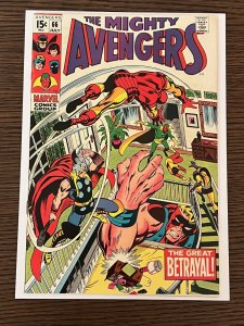 The Avengers #66 (1969). VF-. B. Smith-a. Avengers v. Ultra-6.