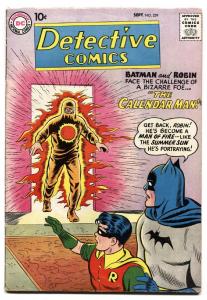 DETECTIVE COMICS #259-First Calendar Man-1958-BATMAN-DC SILVER AGE VG+