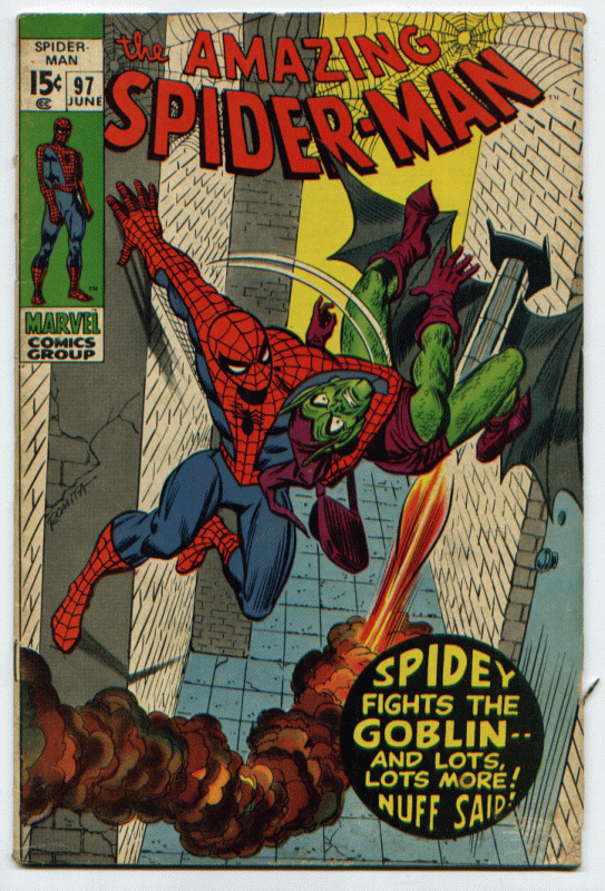 Amazing Spider-Man #97 VG- 3.5 Green Goblin; drug story