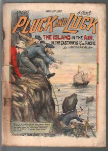 Pluck and Luck #623 5/11/1910-Tousey-Oriental menace cover-pulp fiction-P/FR 