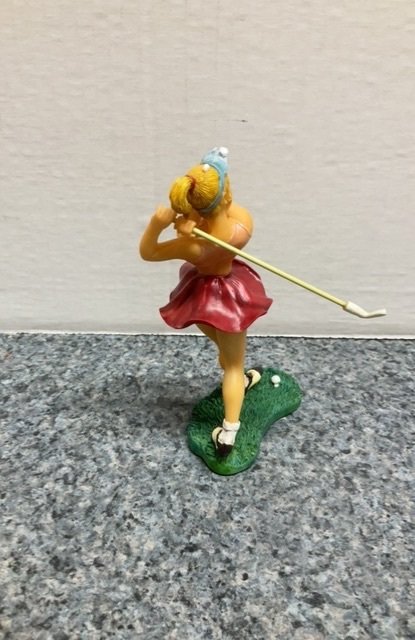 Too Much Swing Simon Laurens resin Statue 7 inches tall w/ box