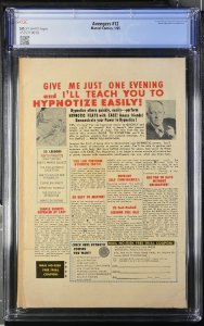 Avengers 12 Cgc 3.0 Marvel 1965 Ow Pages