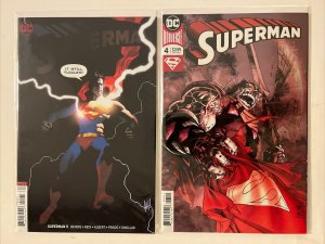 16 SUPERMAN DC COMICS 2018 Bendis Lot #1-4 4-10 11 14 17 17 18 Some Variants